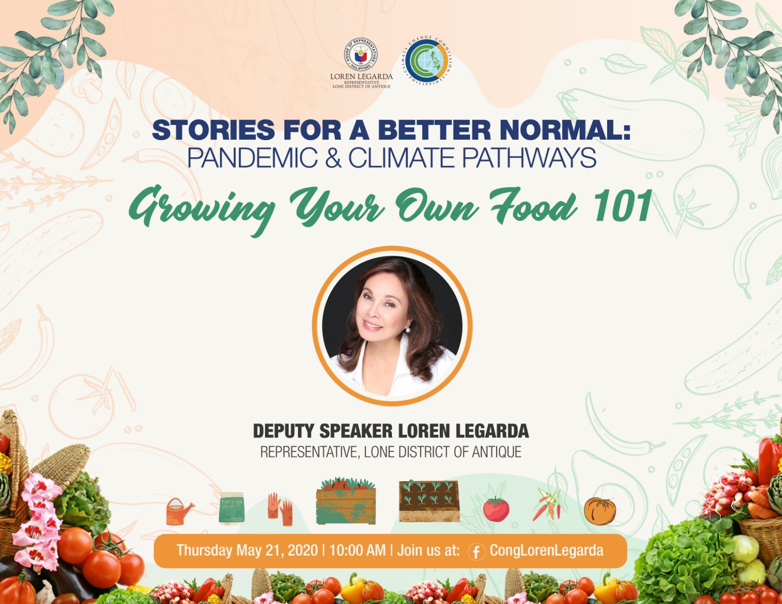 Stories for a Better Normal: Pandemic and Climate Pathways — A morning conversation on "Growing Your Own Food 101"